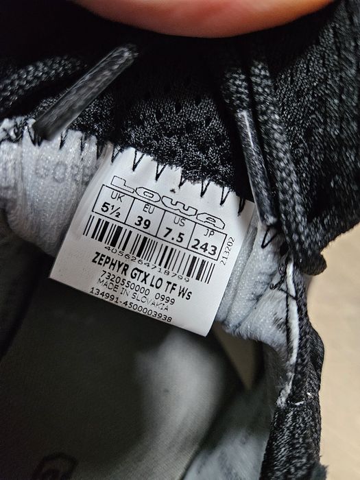 Тактичні кросівки /поліції LOWA Zephyr gore tex