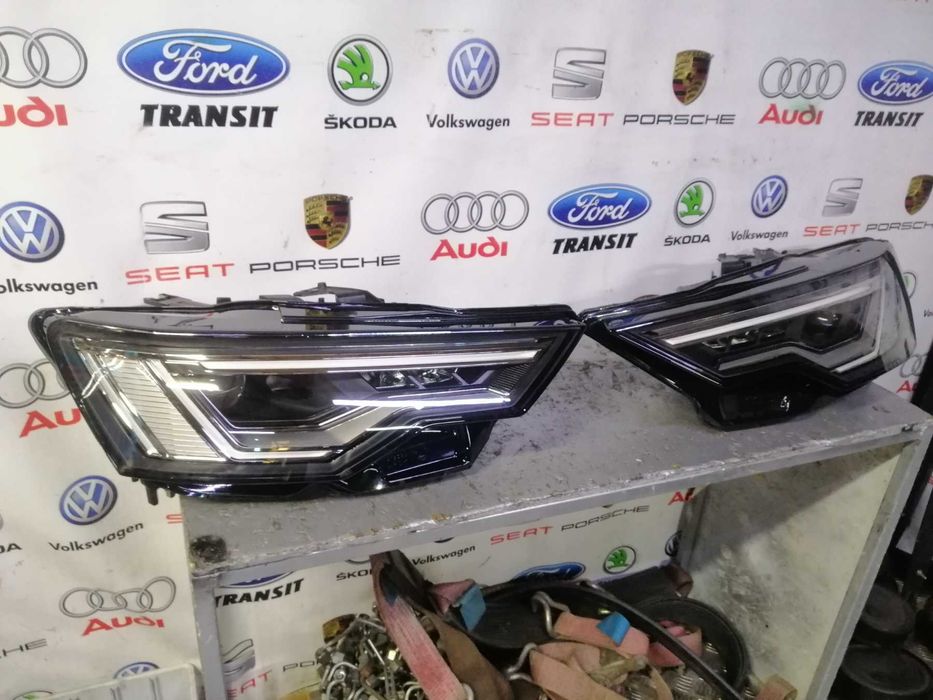 Фары фара Full LED Matrix Audi A6 Q7 Q5 ксенон Ауди кью ку 5 оптика