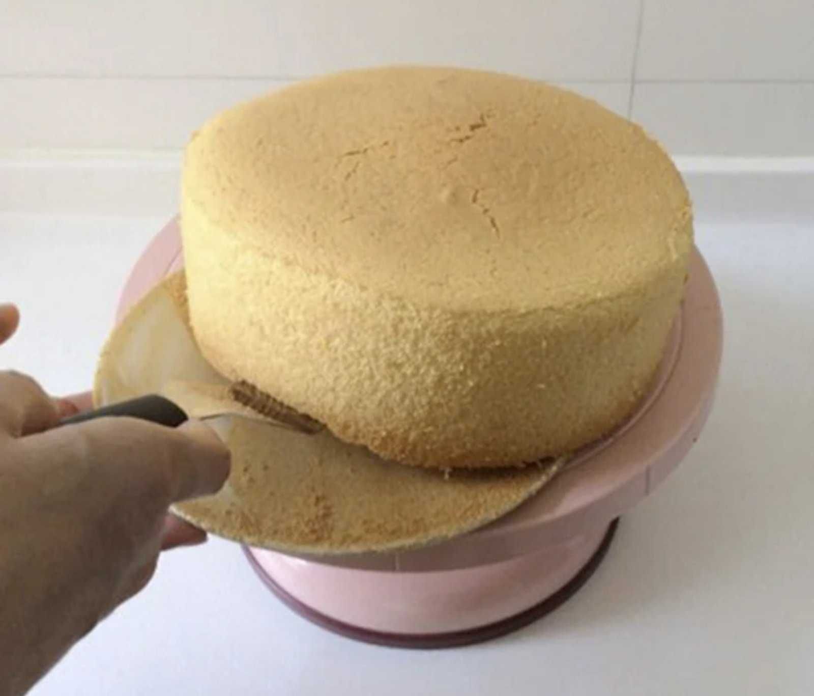 Кондитерский шпатель с ручкой для крема, мастики торта изогнутый 36 см