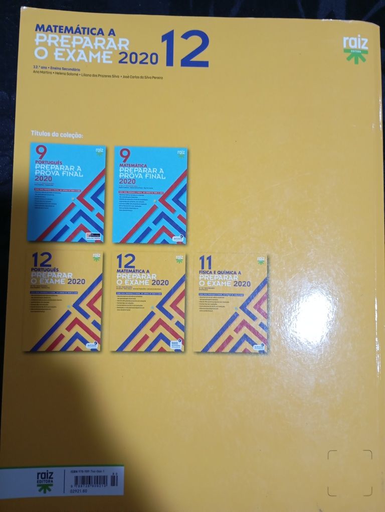 Matemática preparar o exame 2020