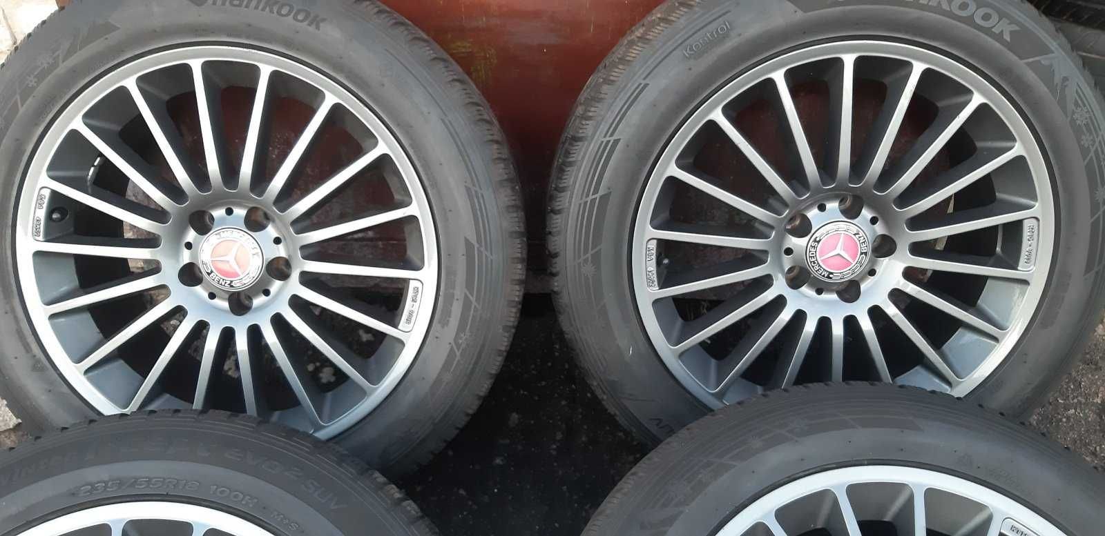 Диски 5x112 R18 спиці Mercedes Audi VW Skoda Seat з гумою