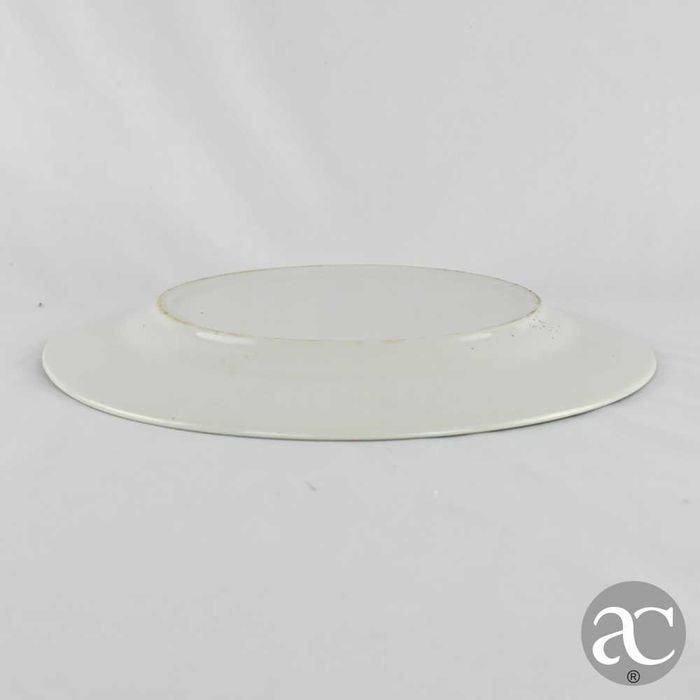 Prato em porcelana da China com brasão do Reino de Portugal