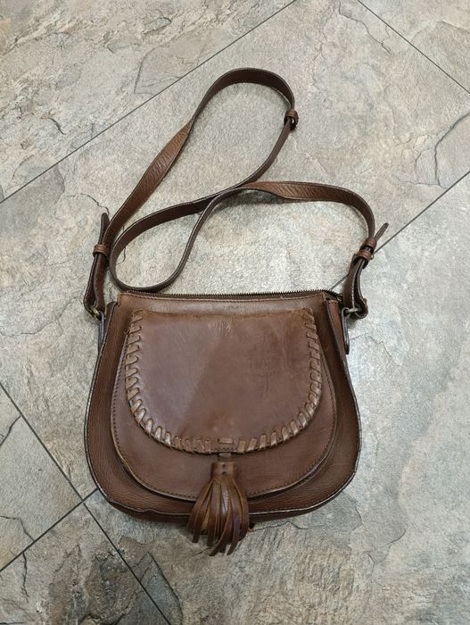 Сумочка шкіряна, фірменна Fat Fase