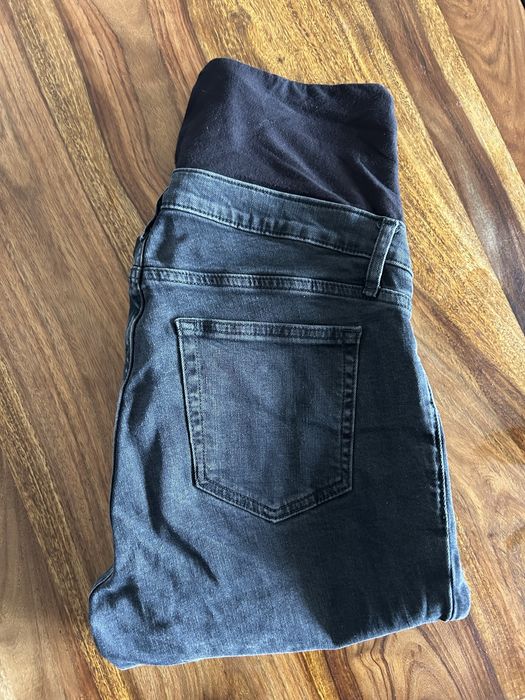 Czarne jeansy ciążowe z gumą 40 Anna Field Spodnie dżinsy