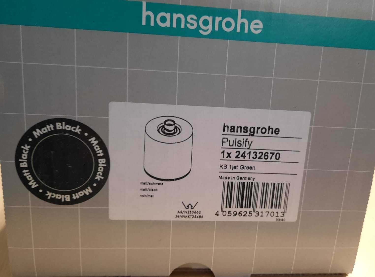 HANSGROHE Pulsify Głowica prysznicowa czarny mat