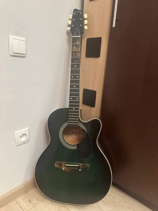 Акустична гітара Trembita (виріз, зеленого кольору)