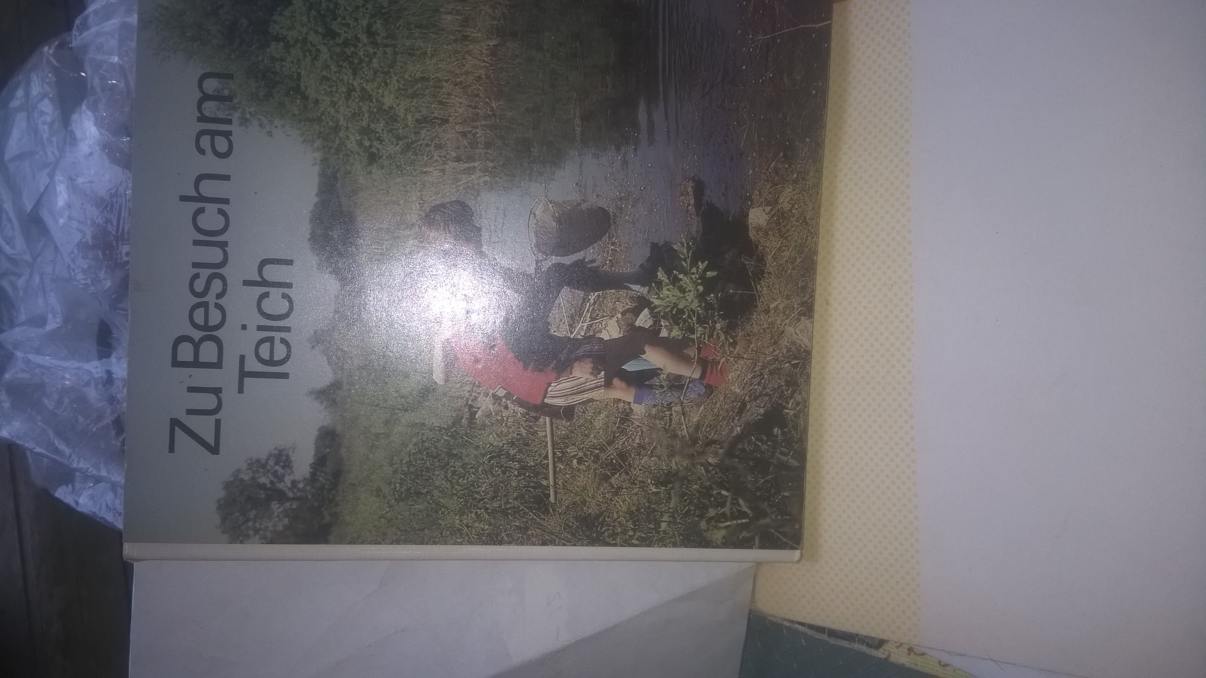 Буклет "Zu Besuch am Teich" издан ddr германия 80годы