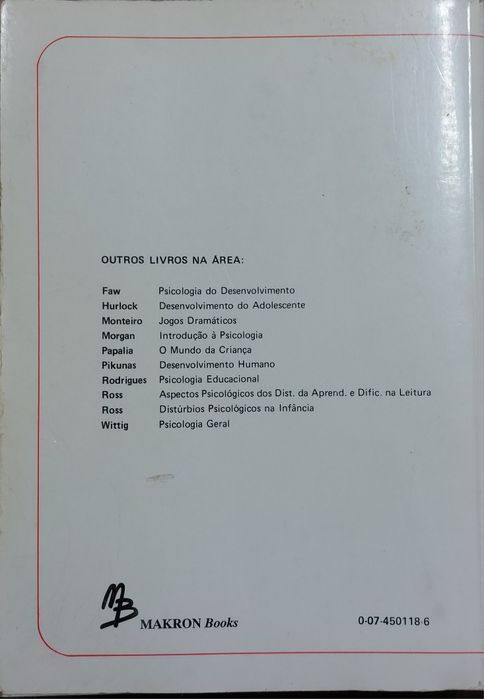 Livro - Introdução à Psicologia de Linda L. Davidoff
