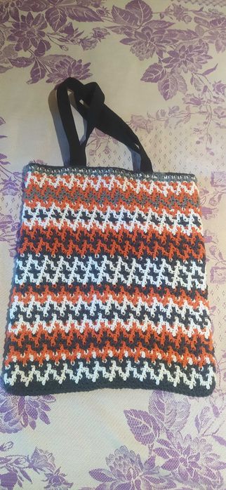 Летняя сумка-шоппер (ручная-работа)