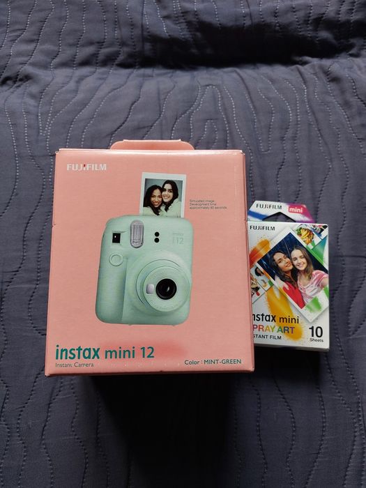 instax mini 12 + wkłady spray art