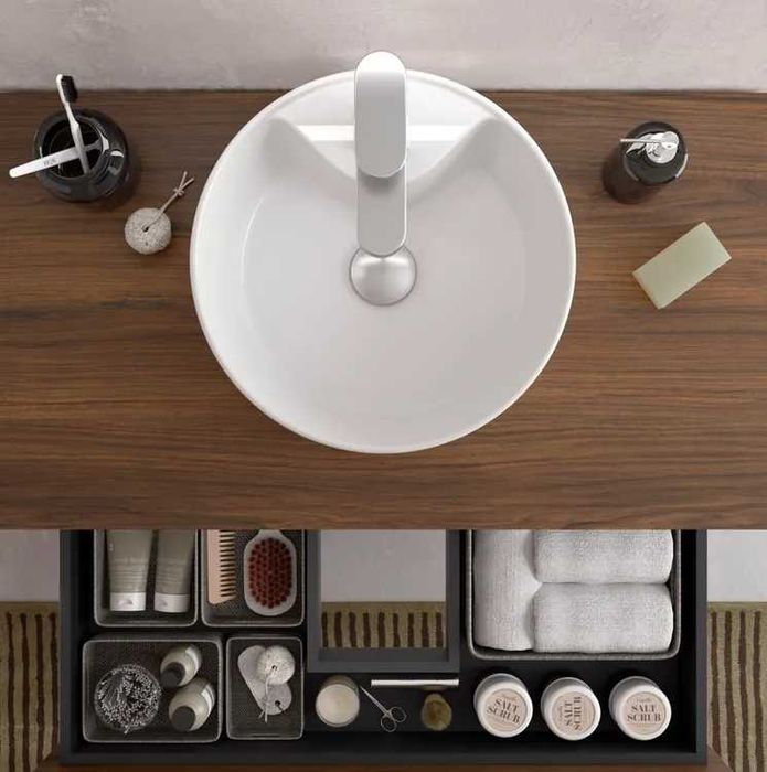 Movel WC Casa de Banho Suspenso 80cm com Lavatório Incluído NOVO