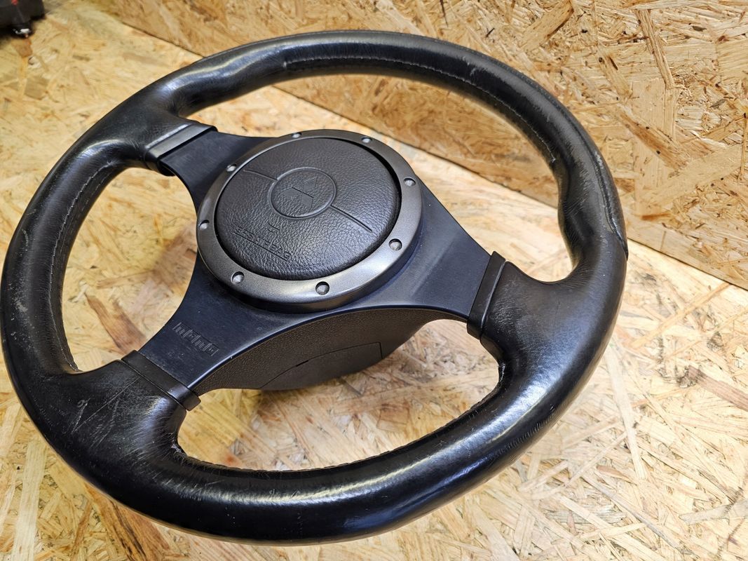 Mitsubishi Lancer Viii kierownica Momo ciemna poduszka airbag kompletn