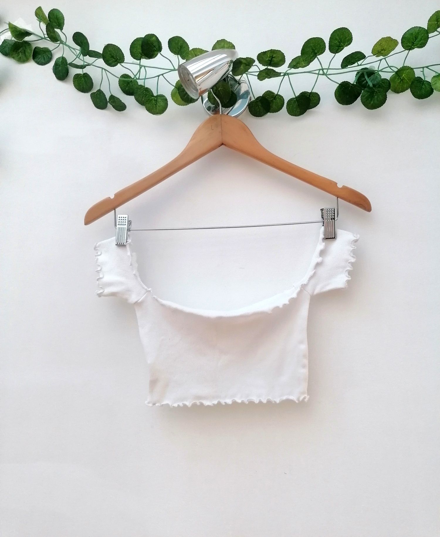 Top Branco Curto