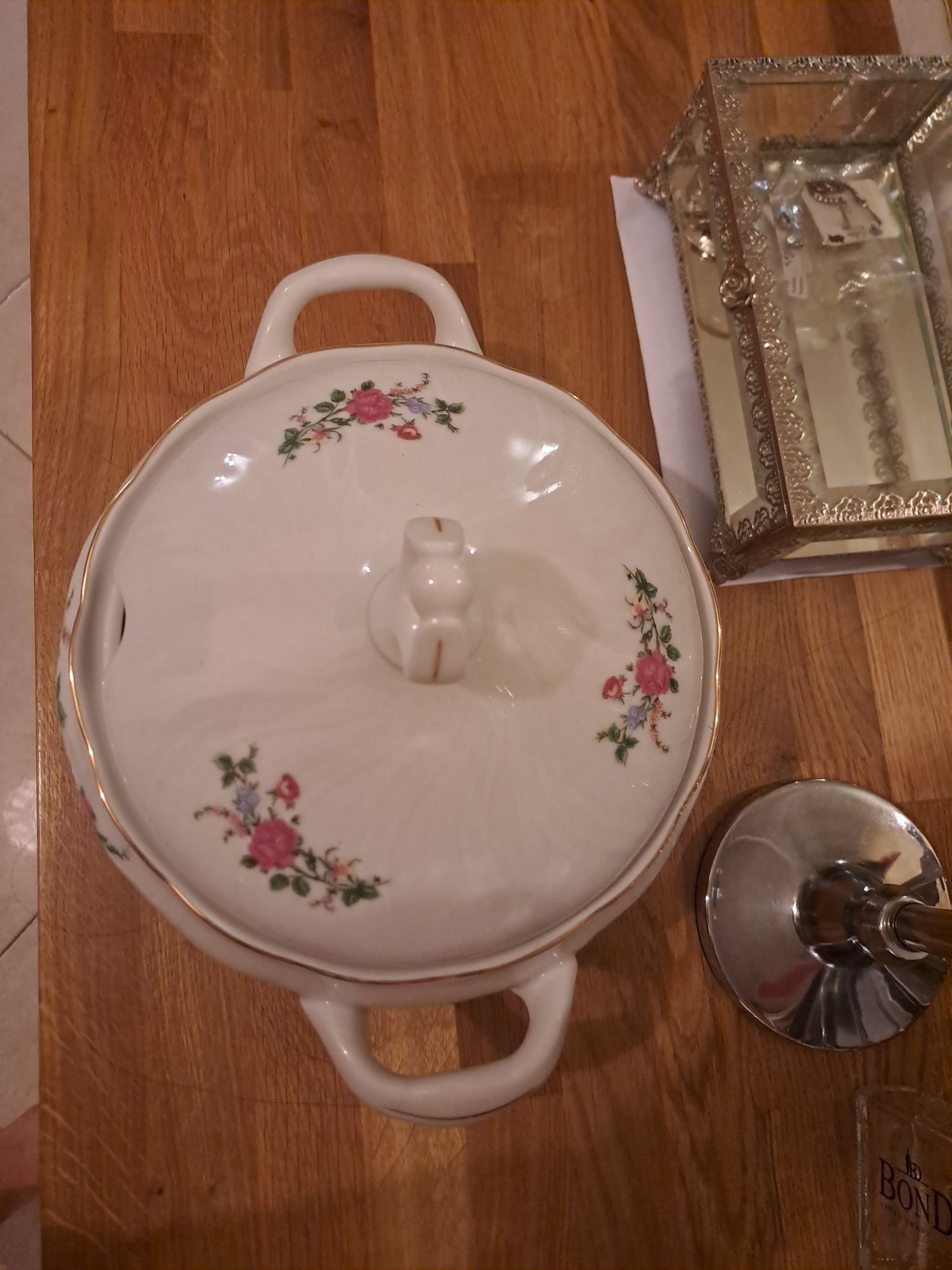 Waza do zupy Fabryka Porcelany Książ Polska PRL numer fabryczny 109
