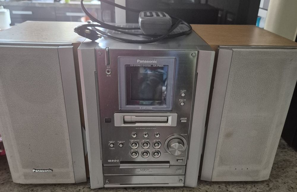 Wieża Panasonic SA-PM25 z głośnikami - sprawna, 180 zł, Koszalin
