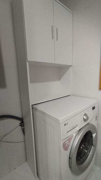 Móvel lavandaria para máquina roupa