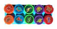 Kolorowe stempelki pieczątki dla dzieci 10 szt - dinozaury