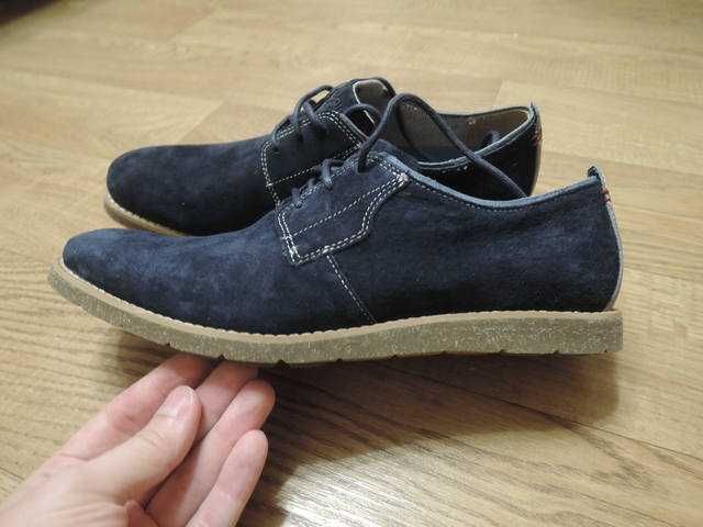 замшевые туфли Hush puppies
