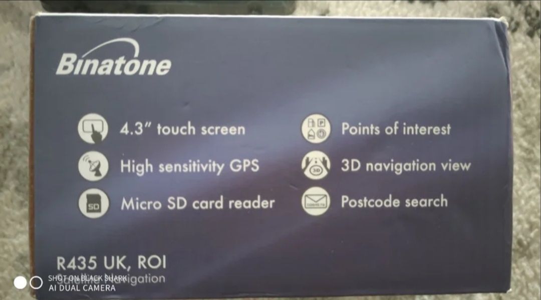 GPS Binatone R435 UK, ROI