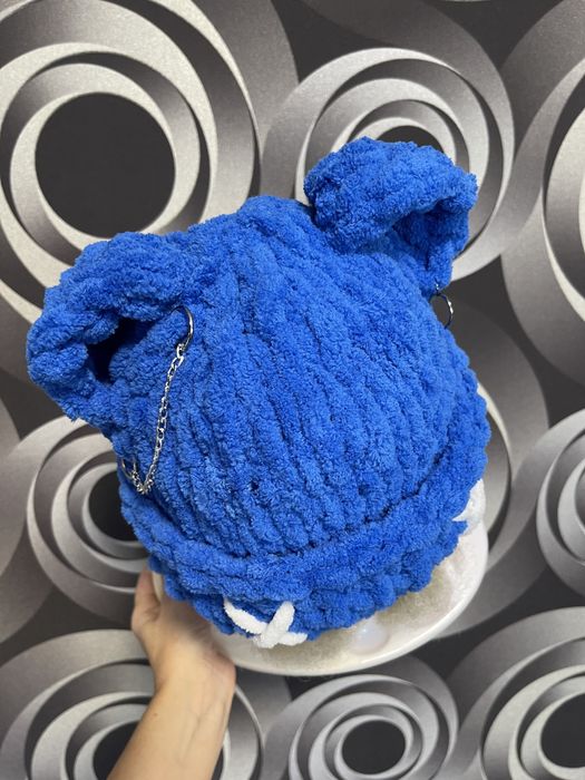 Шапка балаклава с ушами мишки,зайца плюшевая детская/взрослая