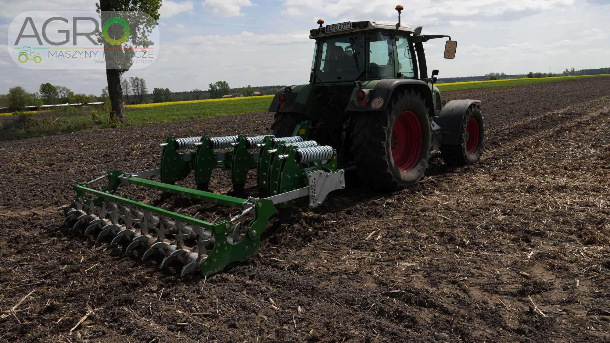 Głębosz AVALER Tolmet 3 łapy sprężynowe wał tandem 4 , 6 zębów