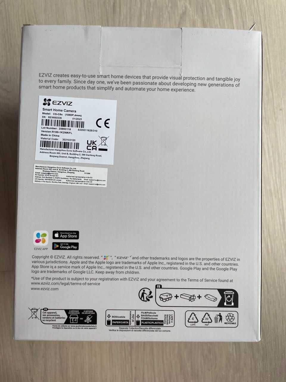 kamera wifi  Ezviz C8c (5MP) kamera wifi 1103