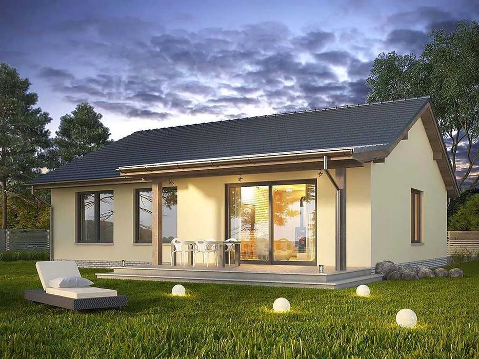 Działka budowlana 952m2 Tarkowo Dolne plus projekt domu SMAKOŁYK