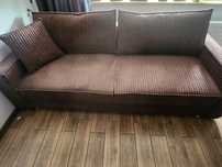Sofa rozkładana z fotelem