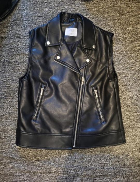 Жилетка Zara еко шкіра