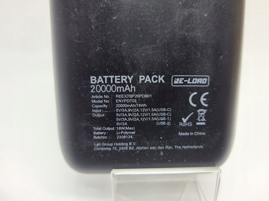 Powerbank re-load 20000 mah przenośna ładowarka bateria zewnętrzna