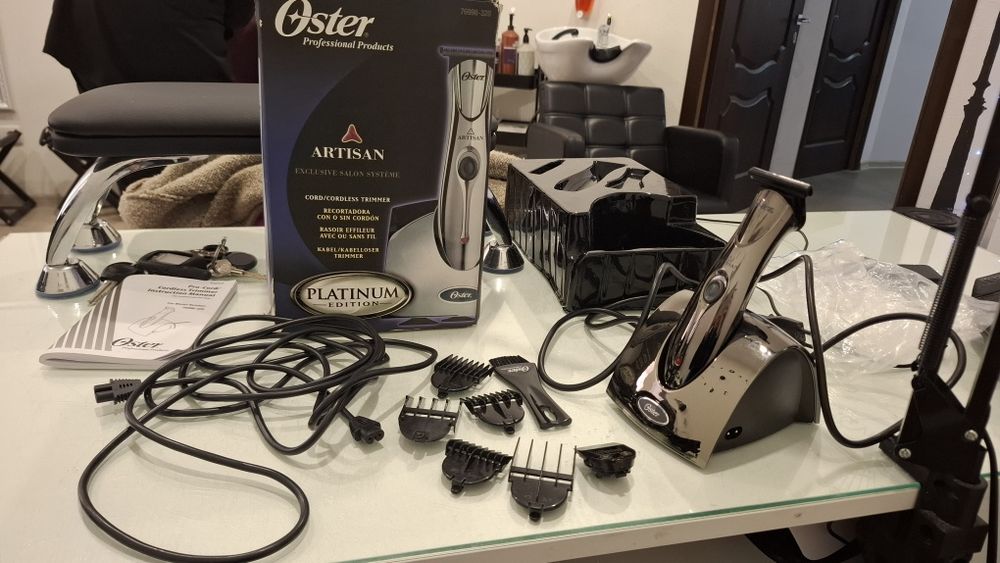 Беспроводной триммер машинка стрижка борода окантовка oster