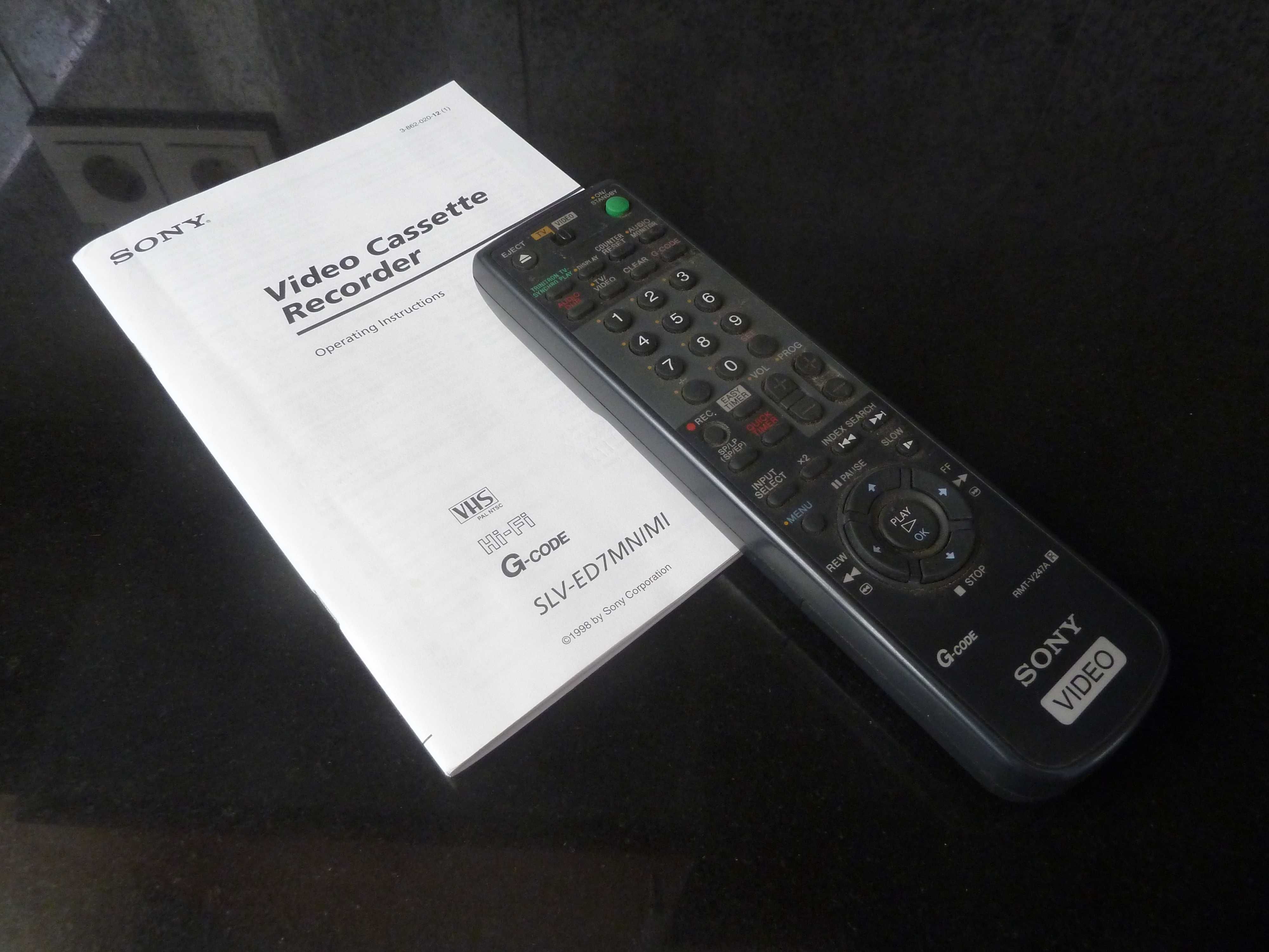 Videogravador Sony SLV-ED7 (Multi System)