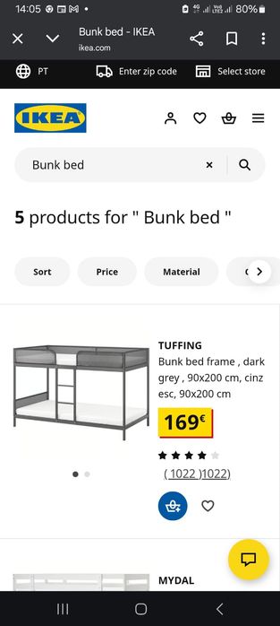 IKEA bunk beds for sale