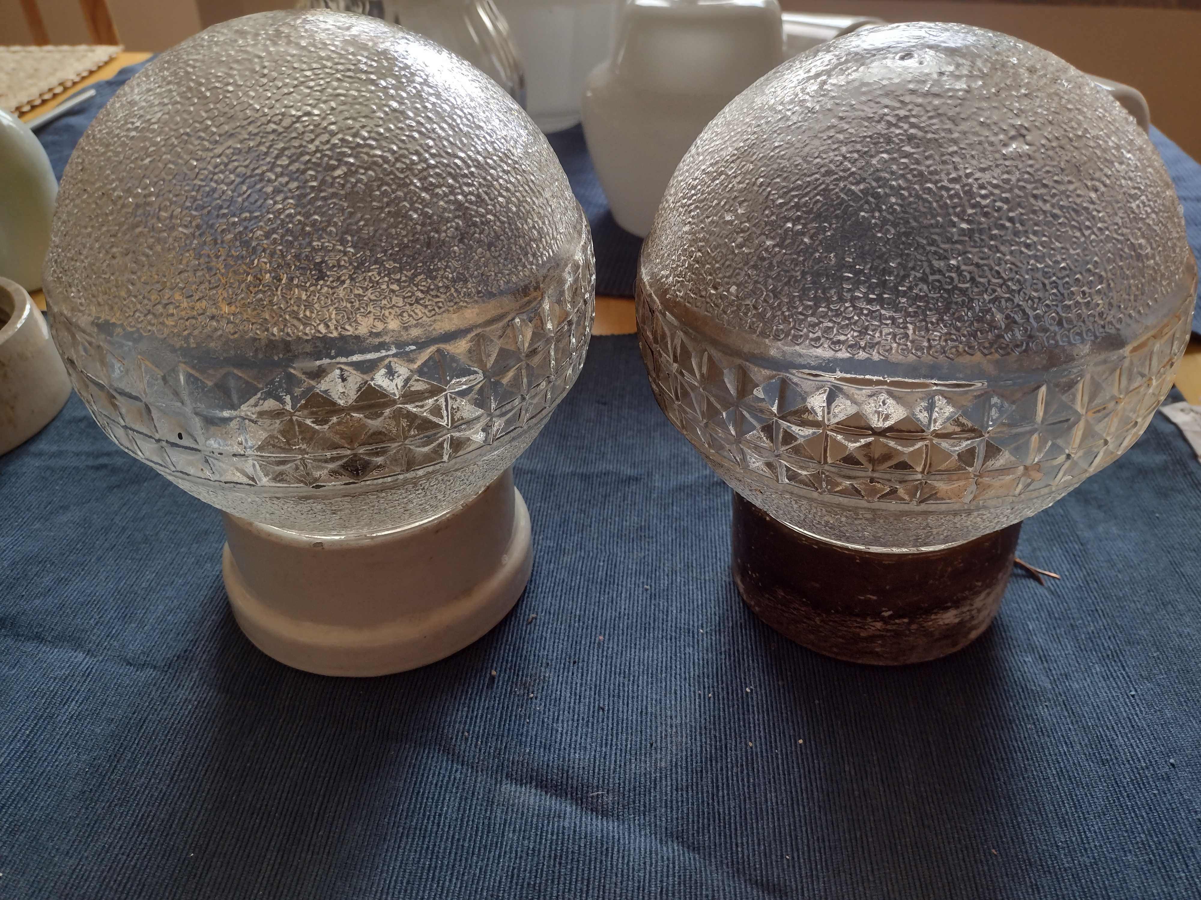 Lampy, szklane, ceramiczne, przemysłowe PRL