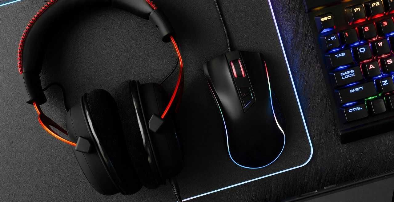 Podkładka pod mysz gamingowa podświetlenie LED RGB * Wejherowo
