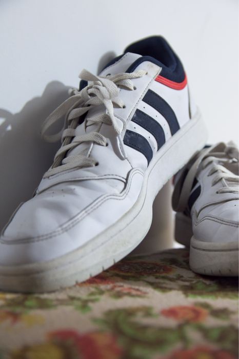 Buty adidas Męskie 45½, niebiesko białe.