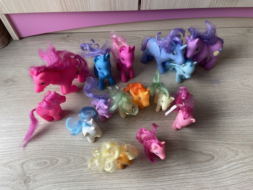 Kucyki Kucyk Pony cała rodzina 15 sztuk