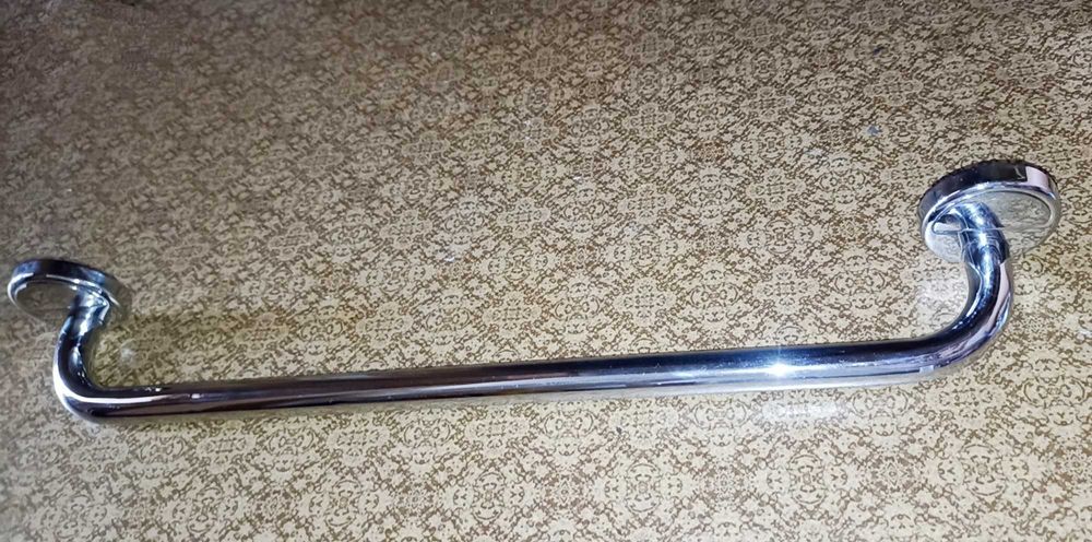 Поручень-ручка прямой хромированный, влагостойкий 50 см, 20 см