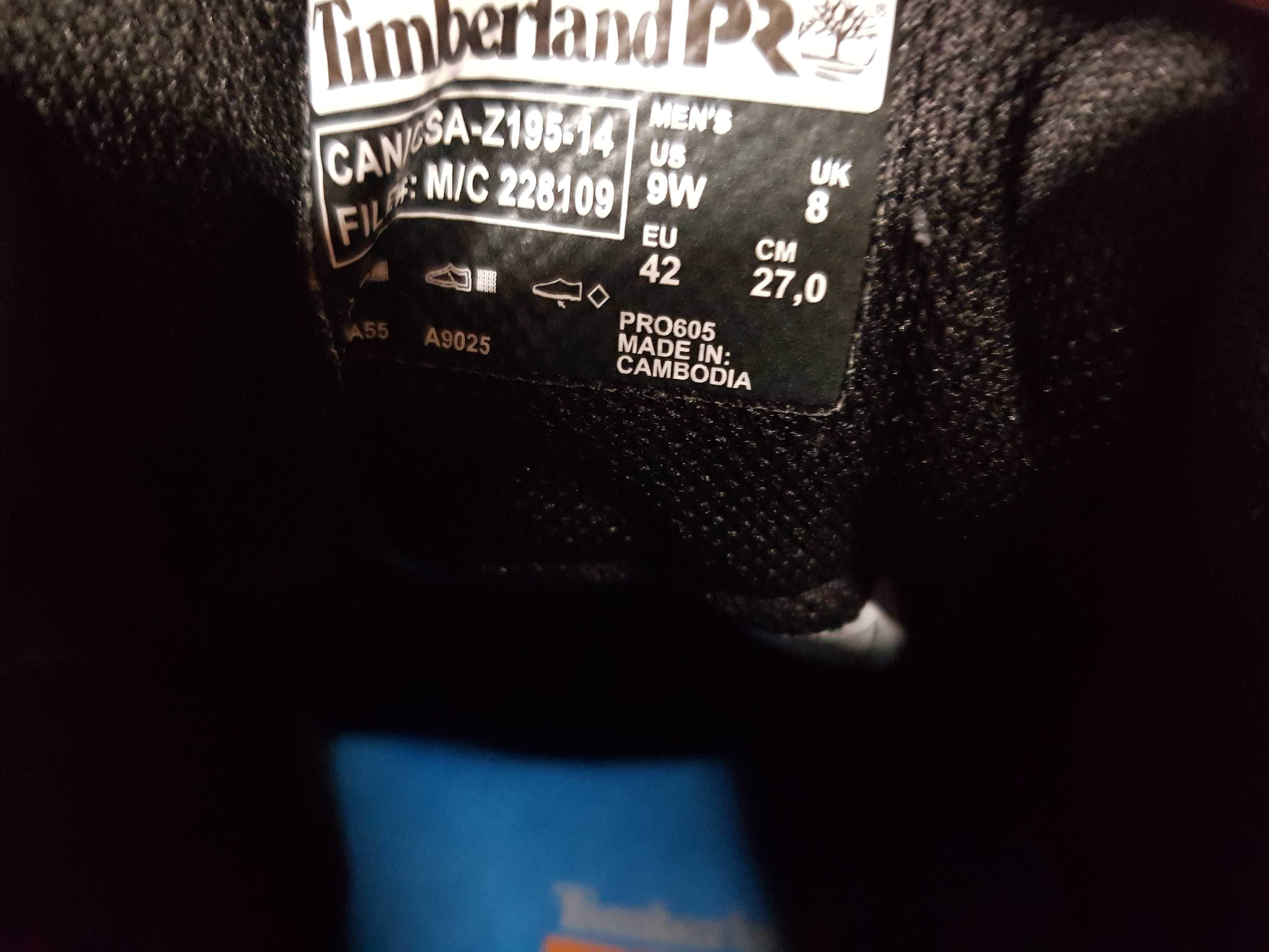Buty robocze TIMBERLAND rozm 42 wkł 28 cm S3