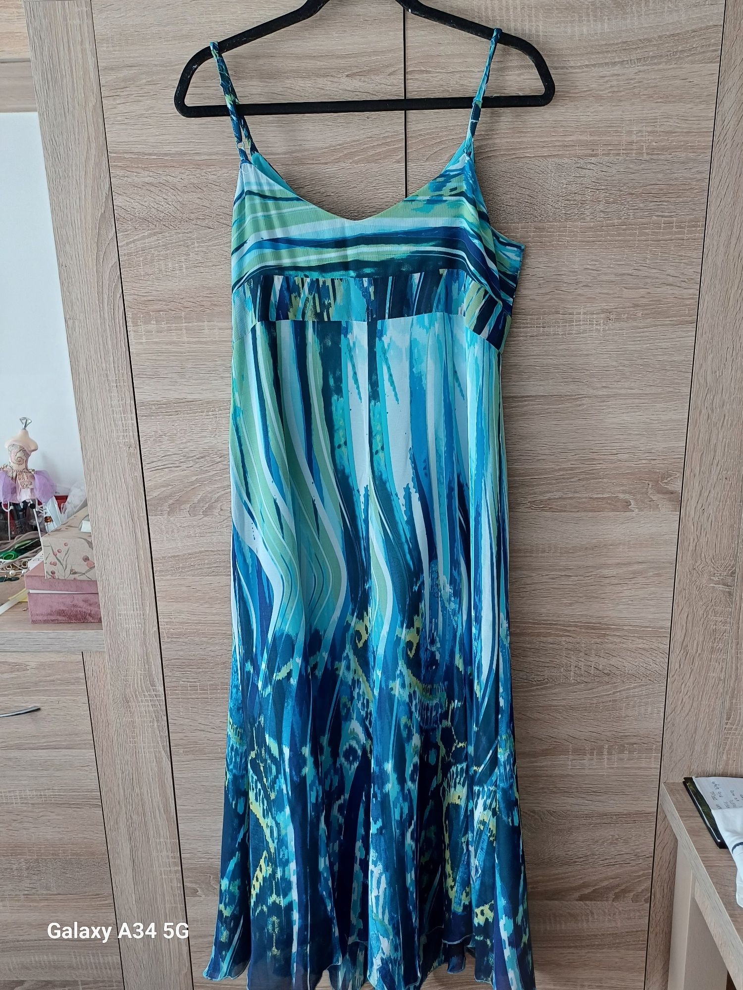Rajska sukienka maxi,XL