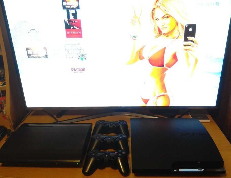 PS3Slim(Online,ОбменПриставки/Игр-GTA/RDR/MK/UFC/NFS/GodWar/Fifa)+5игр