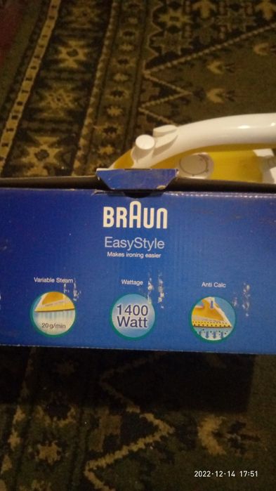 утюг BRAUN   EasyStyle новый
