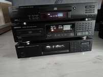 Zestaw audio Kenwood – 2x CD + tuner FM – retro hi-fi, możliwa wysyłka