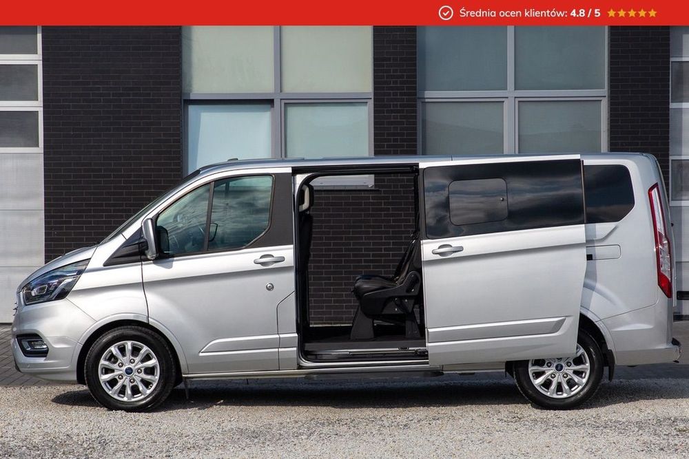 Ford Tourneo Custom TITANIUM 9-OSÓB L2H1 320 Automat | skóry podgrzewane fotele kamera