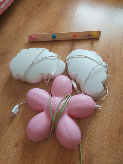 Aplique parede e cabide