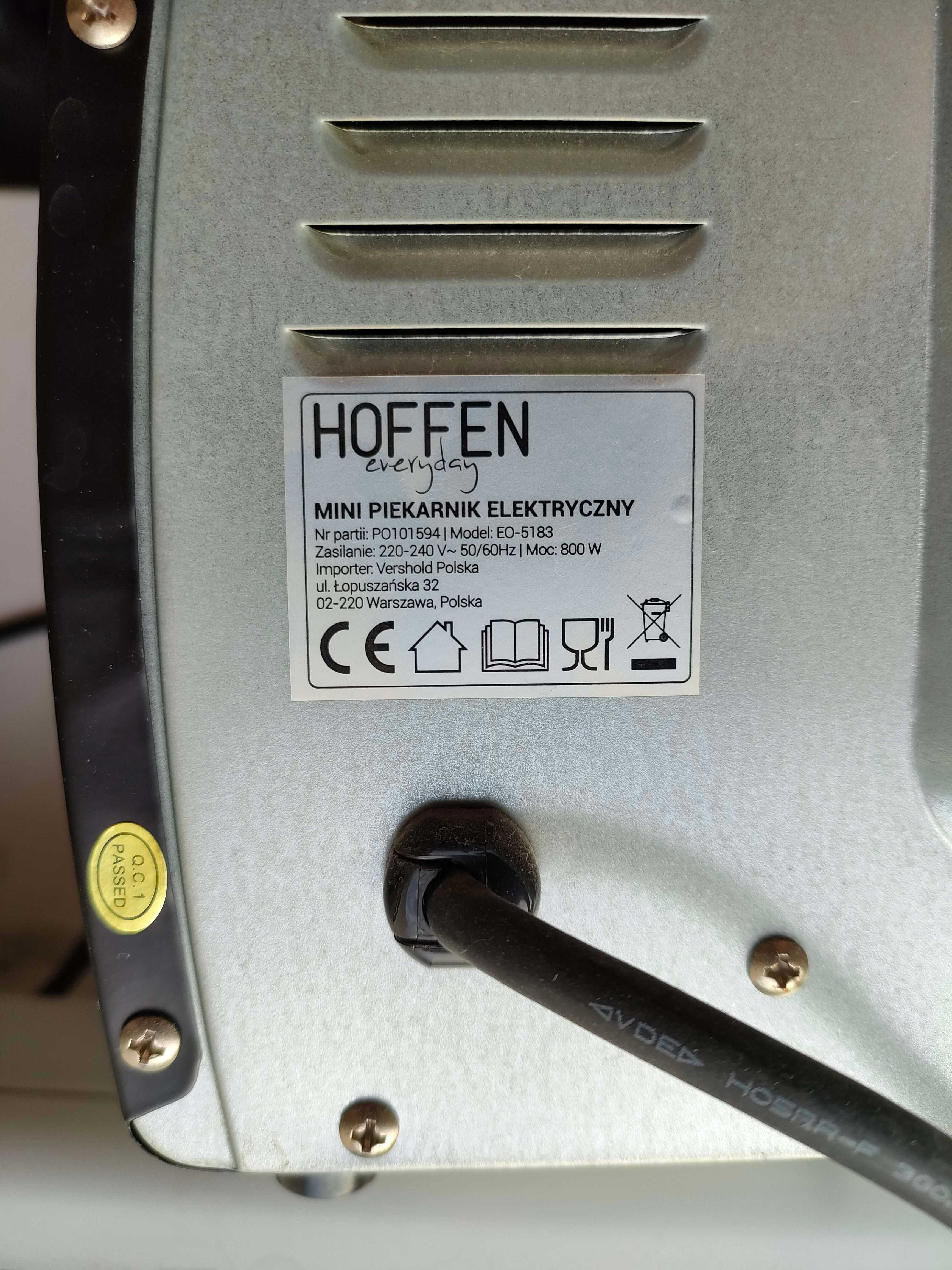 Mały piekarnik Hoffen EO-5183 moc 800W 7L pojemności