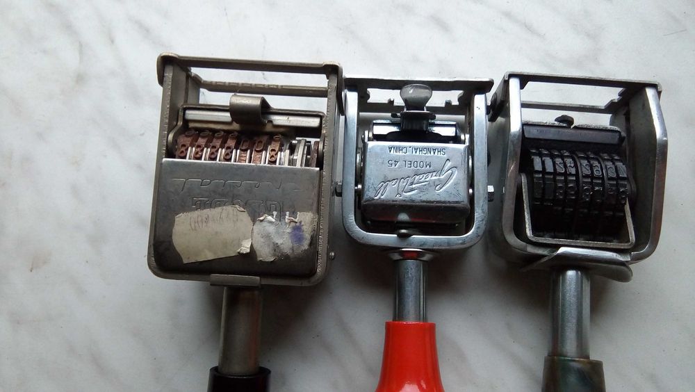 Stare pieczątki numeryczne