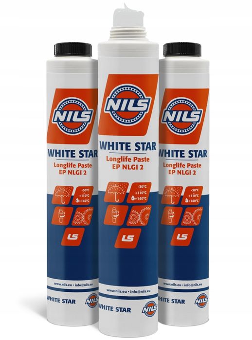 Smar NILS White Star EP LS 400g - do sworzni, przedłużek i siodeł