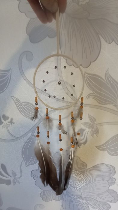 Подвесное украшение в автомобиль  ловец снов