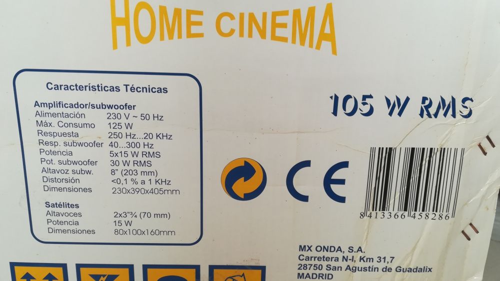 Sistema de som - Home Cinema (NOVO)